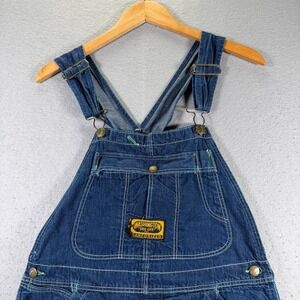 Vintage Washington Dee Cee Mens Denim Bib‎ Overalls Workwear Sanforized 32x29